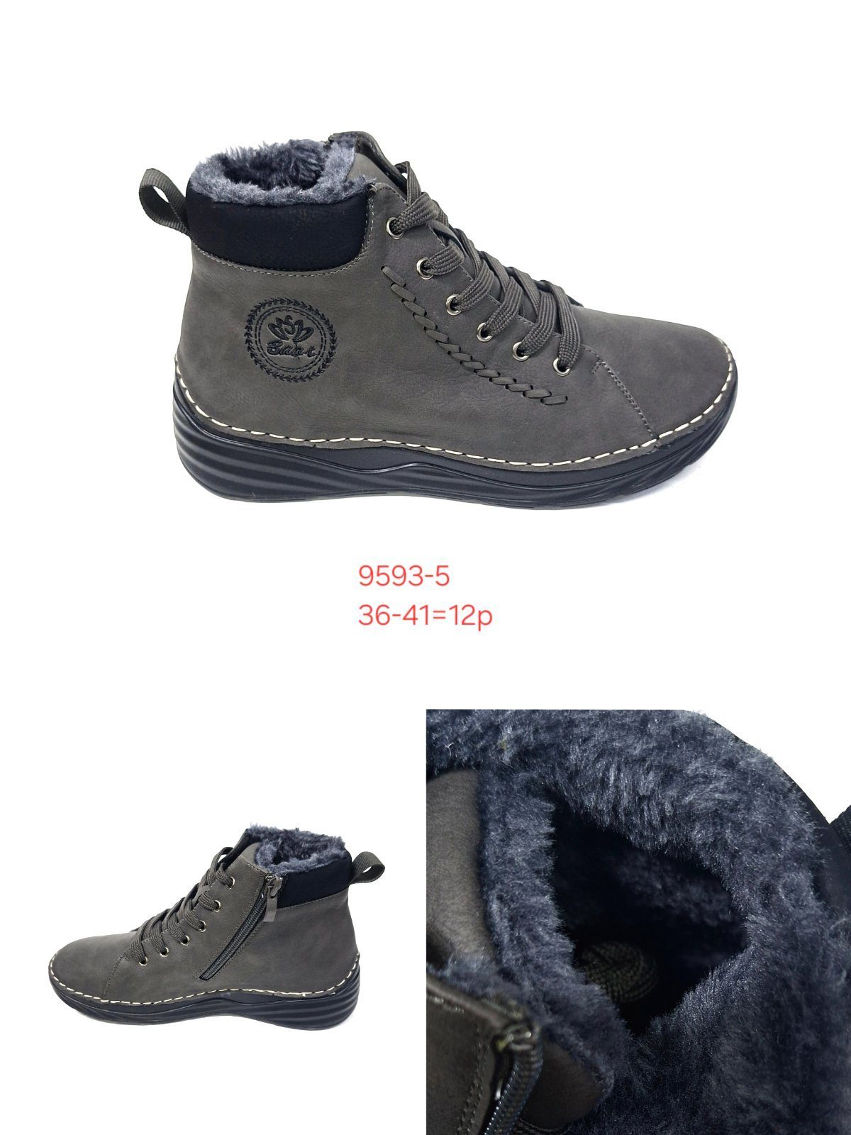 Buty Botki DAMSKIE (36-41_12 par) 1520488