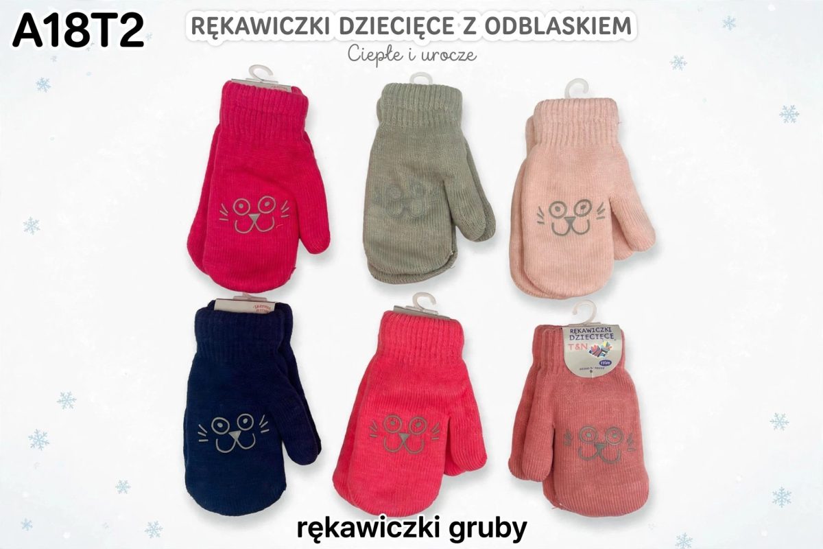 Rękawiczki Dziecięce _ paczka 12parę _mix kolor 7296584