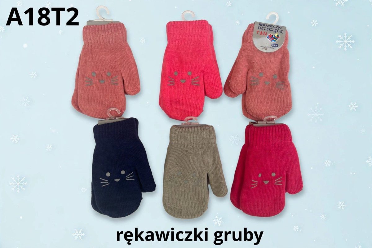 Rękawiczki Dziecięce _ paczka 12parę _mix kolor 7296589