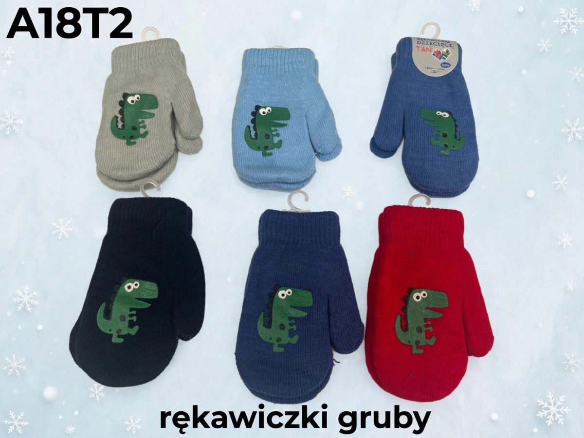 Rękawiczki Dziecięce _ paczka 12parę _mix kolor 7296594