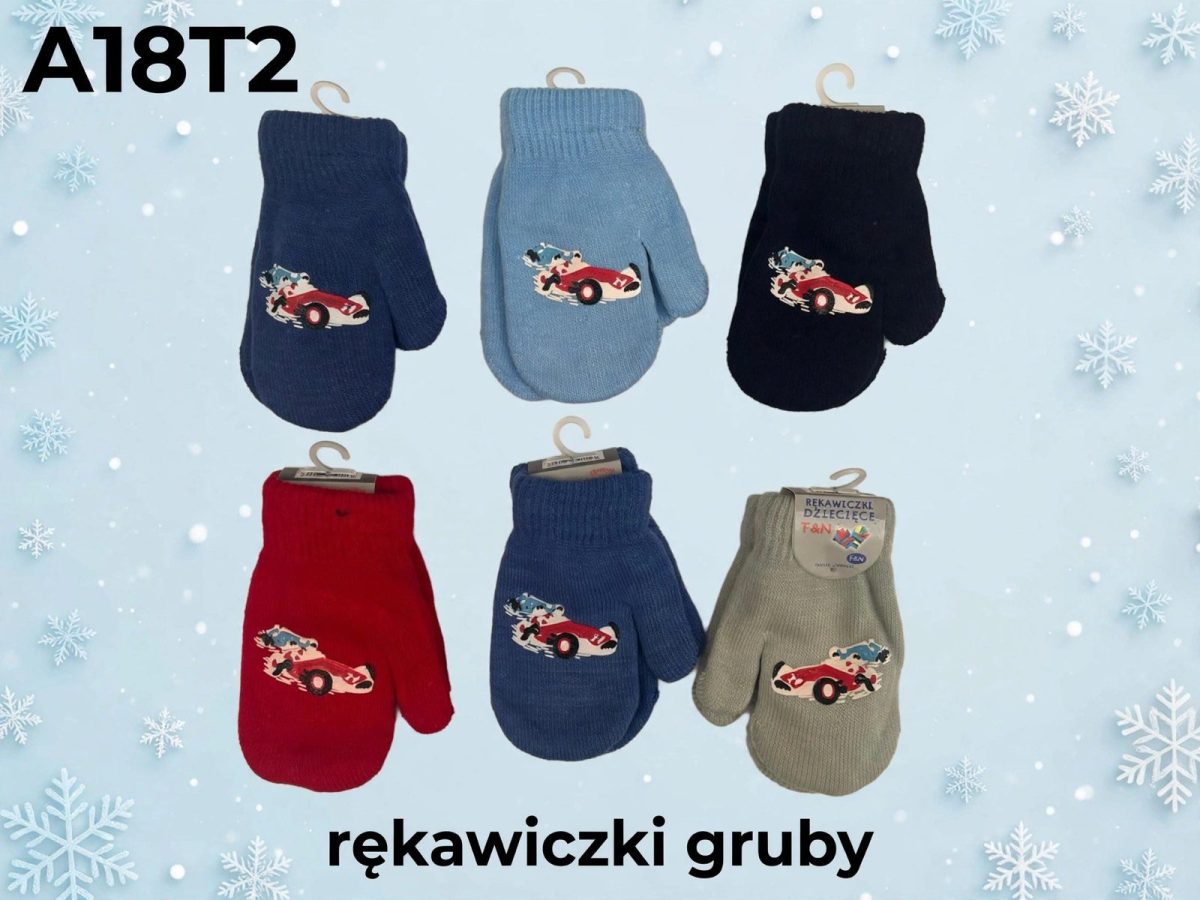 Rękawiczki Dziecięce _ paczka 12parę _mix kolor 7296595