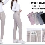 Spodnie Damskie _size S-3xl_ paczka 12szt_MIX kolor 3607096