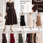 Sukienki DAMSKATURECKA _size uni_paczka 10 szt_mixkolor 2251639
