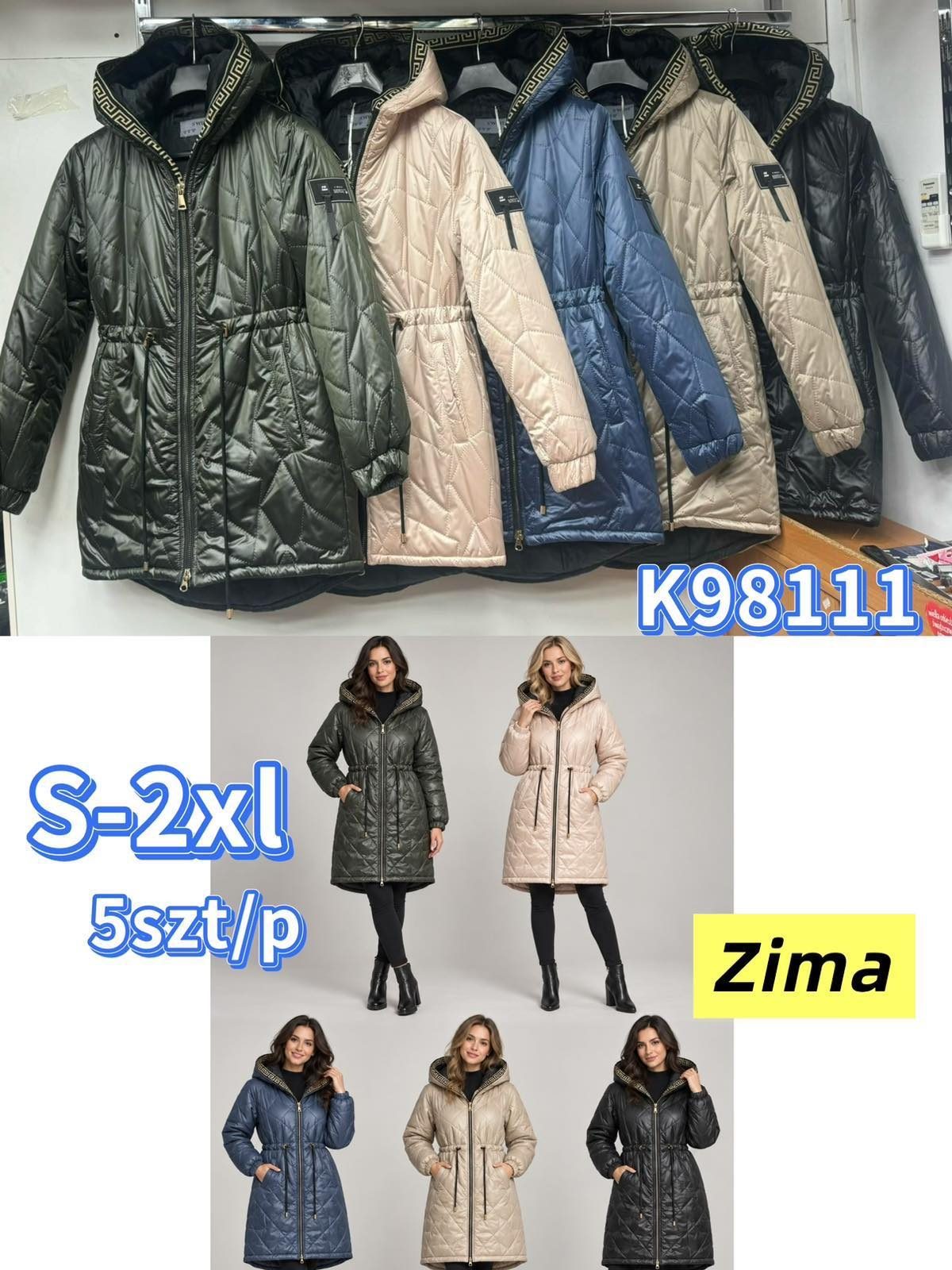 Kurtki Damskie Size s-2xl_ paczka 5szt_1kolor 2251788