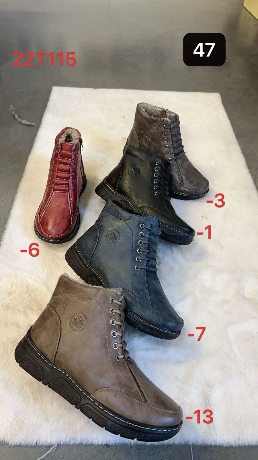 Buty Botki DAMSKIE (36-41_12 par) 2213372