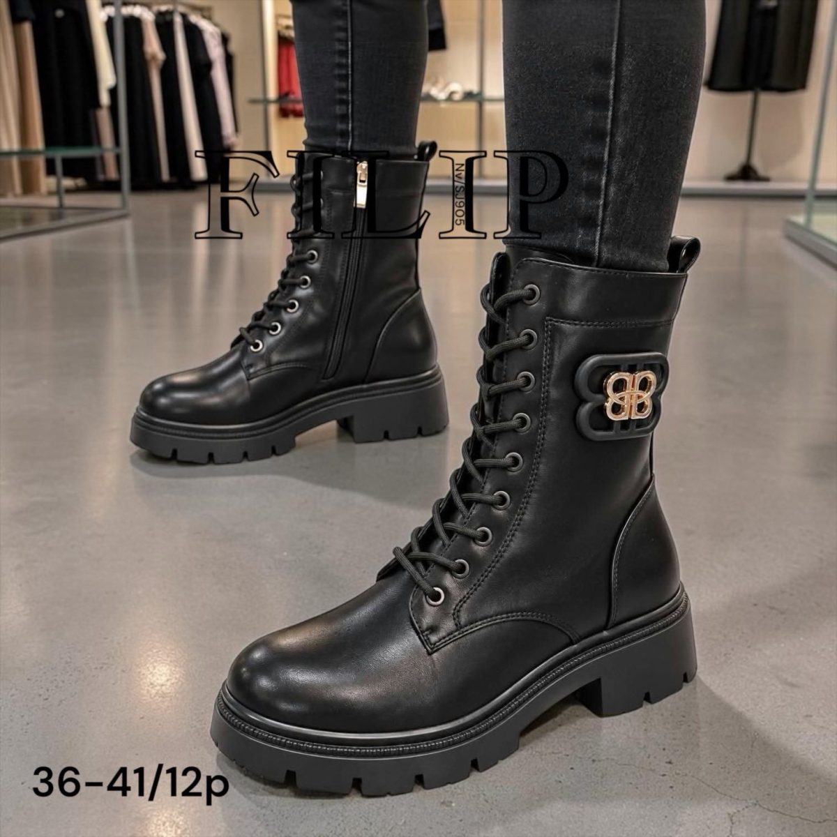 Buty Botki DAMSKIE (36-41_12 par) 2213434