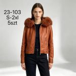 Kurtki  skórzane DAMSKA _Size s-2xl_ paczka 5szt_1kolor 2336313