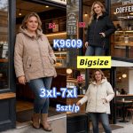 Kurtki Damskie  Size 3xl-7xl_ paczka 5szt_1kolor 1033864