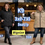 Kurtki Damskie  Size 3xl-7xl_ paczka 5szt_1kolor 1033866