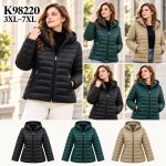 Kurtki Damskie Size 3xl-7xl_ paczka 5szt_1kolor 1033873