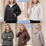 Kurtki Damskie Size 3xl-7xl_ paczka 5szt_1kolor 1033903
