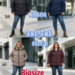 Kurtki Damskie  Size 3xl-7xl_ paczka 5szt_1kolor 1033970