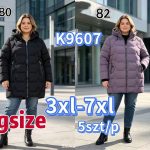 Kurtki Damskie  Size 3xl-7xl_ paczka 5szt_1kolor 1033971