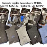 SKARPETY MĘSKA .SIZE: 40-46_ (40PAR/PACZKA) KOLOR JAK NA ZDZIĘCIU 3646772