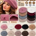 Czapki Damskie _ paczka 12parę _mix kolor 3646787
