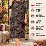 Sukienki Damskie Polskie_ size 46-54_ paczka 5szt 1 kolor 3646889