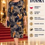 Sukienki Damskie Polskie_ size 46-54_ paczka 5szt 1 kolor 3646894