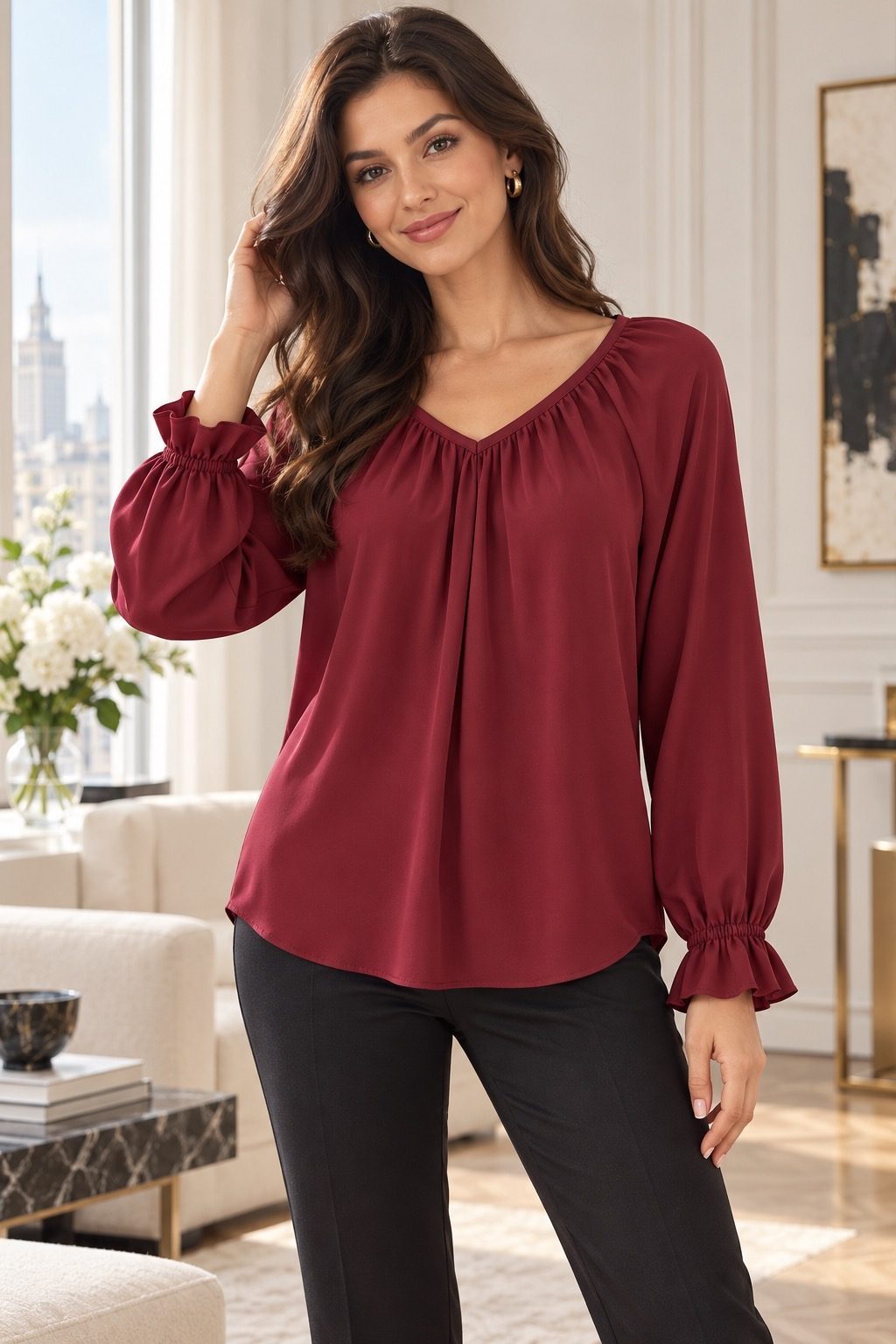 Bluzki Damskie Polskie_ size s-2xl_ paczka 5szt 1 kolor 3646922