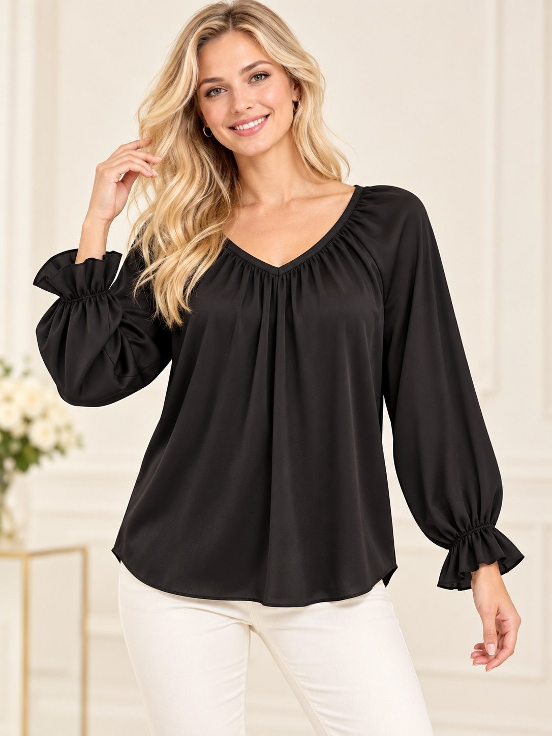 Bluzki Damskie Polskie_ size s-2xl_ paczka 5szt 1 kolor 3646923