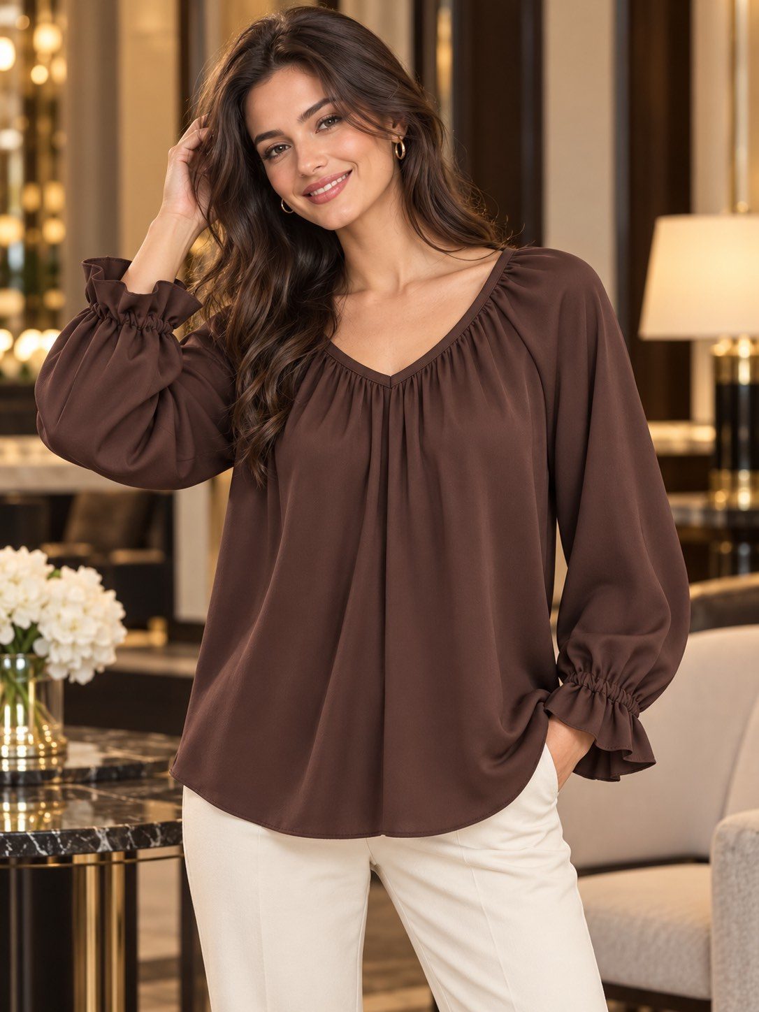 Bluzki Damskie Polskie_ size s-2xl_ paczka 5szt 1 kolor 3646925