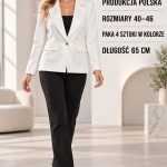 Marynarki Damskie Polskie_ size 40-46_ paczka 4szt 1 kolor 3646966