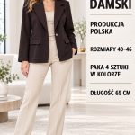 Marynarki Damskie Polskie_ size 40-46_ paczka 4szt 1 kolor 3646974