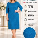 Sukienki Damskie Polskie_ size 48-52_ paczka 4szt 1 kolor 3646977