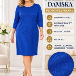 Sukienki Damskie Polskie_ size 48-52_ paczka 4szt 1 kolor 3646978