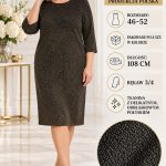 Sukienki Damskie Polskie_ size 48-52_ paczka 4szt 1 kolor 3646984