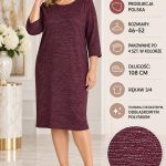 Sukienki Damskie Polskie_ size 48-52_ paczka 4szt 1 kolor 3646985