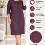 Sukienki Damskie Polskie_ size 48-52_ paczka 4szt 1 kolor 3646986