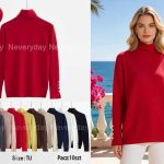 Swetry Damskie_ size uni_ paczka 10szt mix kolor 3939357