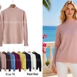 Swetry Damskie_ size uni_ paczka 10szt mix kolor 3939360