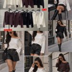 Swetry Damskie Włoski _ Size uni_paczka 6szt_mix kolor 3939431