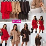 Komplety Damskie Włoski _ Size uni_paczka 6szt_mix kolor 3939455
