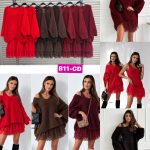 Komplety Damskie Włoski _ Size uni_paczka 6szt_mix kolor 3939456