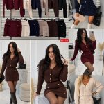 Komplety Damskie Włoski _ Size uni_paczka 6szt_mix kolor 3939464