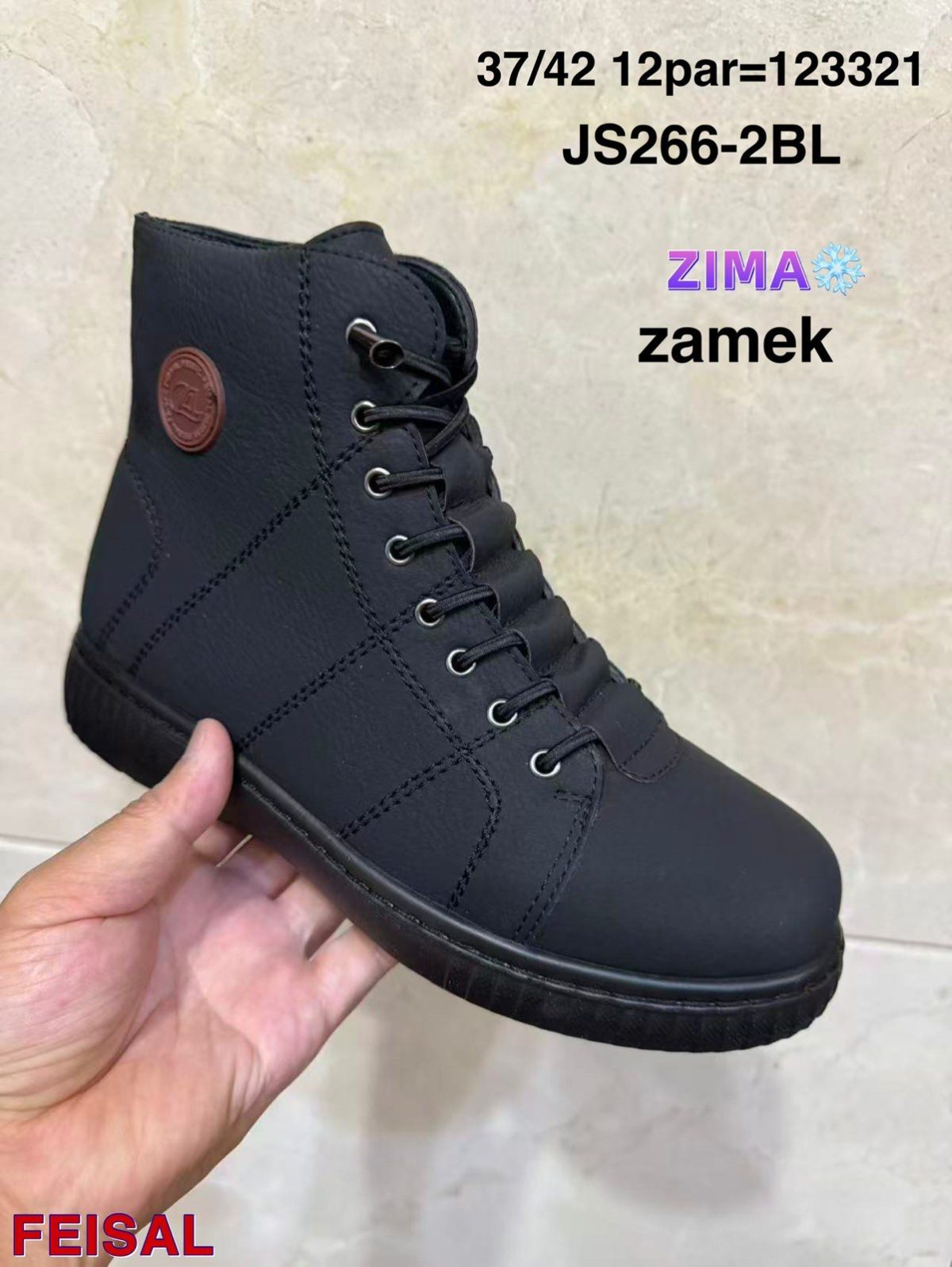 Buty Botki DAMSKIE (37-42_12 par) 4048112