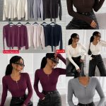 Bluzki Damskie Włoski _ Size uni_paczka 10szt_mix kolor 2645164