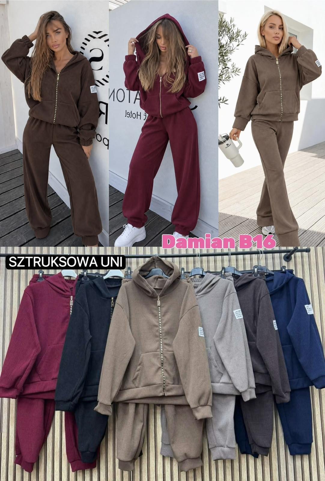 Komplety DAMSKA WŁOSKA_size uni_paczka 6 szt_mixkolor 2645177