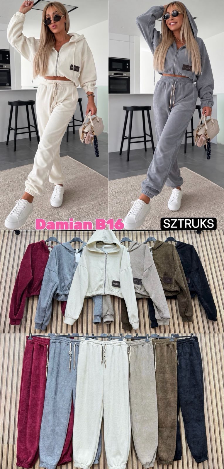 Komplety DAMSKA WŁOSKA_size uni_paczka 6 szt_mixkolor 9567708