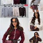 Swetry Damskie Włoski _ Size uni_paczka 6szt_mix kolor 9567733