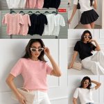 Swetry Damskie Włoski _ Size uni_paczka 6szt_mix kolor 9567744