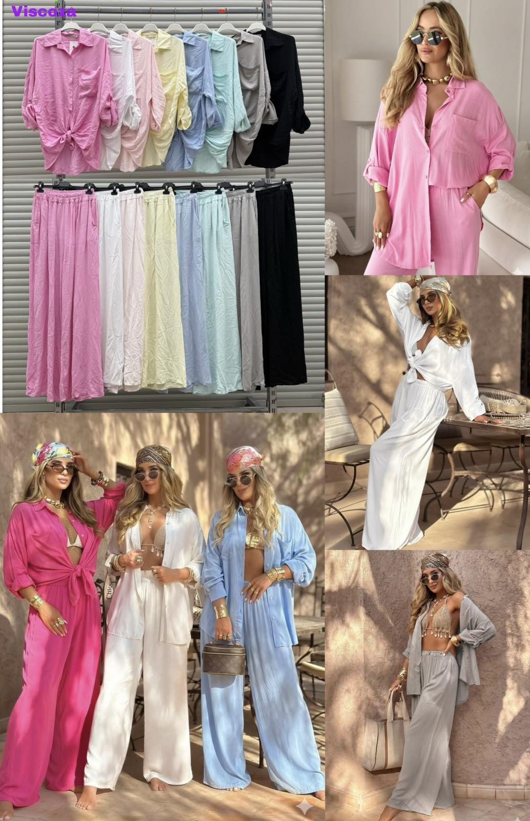 Komplety Damskie Włoski _ Size uni_paczka 6szt_mix kolor 9567758