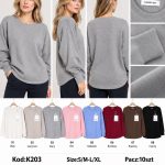Swetry Damskie Polskie_ size s-xl_ paczka 10szt mix kolor 9567761