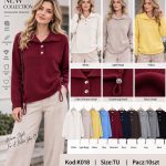 Swetry Damskie Polskie_ size s-xl_ paczka 10szt mix kolor 9567767