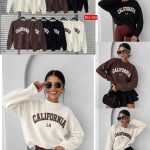 Swetry Damskie Włoski _ Size uni_paczka 6szt_mix kolor 9567774