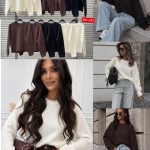 Swetry Damskie Włoski _ Size uni_paczka 6szt_mix kolor 9567777