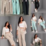 Spodnie Damskie Włoski _ Size uni_paczka 6szt_mix kolor 9567793