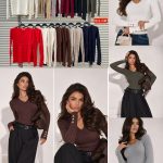 Swetry Damskie Włoski _ Size uni_paczka 6szt_mix kolor 9567814